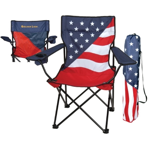 Patriotic Folding Chair - Patriotic Folding Chair - Image 0 of 0