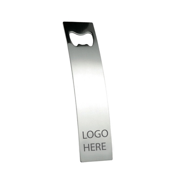 Arched Stainless Steel Bottle Opener - Arched Stainless Steel Bottle Opener - Image 0 of 0
