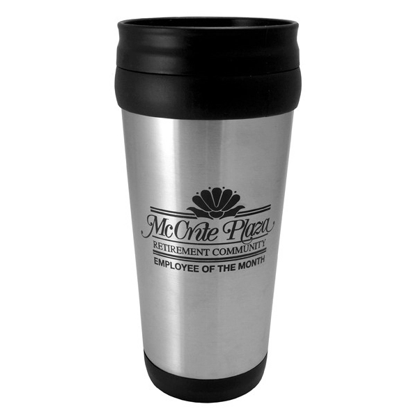 14 oz. Steel with Plastic Lining Travel Tumbler