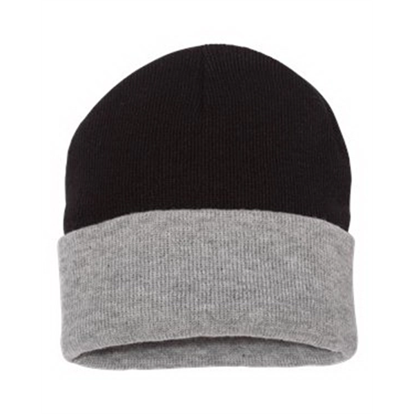 Sportsman 12" Color Blocked Cuffed Beanie - Sportsman 12" Color Blocked Cuffed Beanie - Image 2 of 17