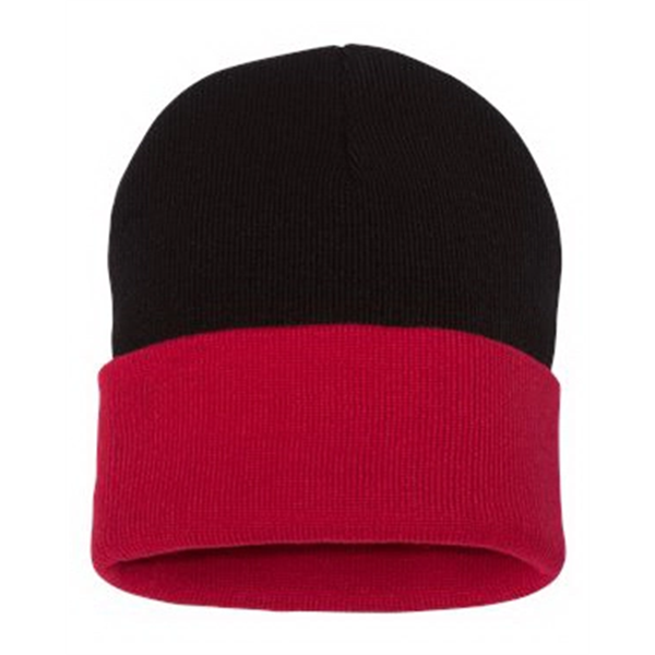 Sportsman 12" Color Blocked Cuffed Beanie - Sportsman 12" Color Blocked Cuffed Beanie - Image 4 of 17