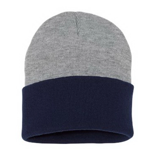 Sportsman 12" Color Blocked Cuffed Beanie - Sportsman 12" Color Blocked Cuffed Beanie - Image 7 of 17