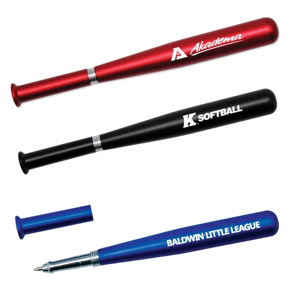 Metallic Baseball Bat Pen - Metallic Baseball Bat Pen - Image 0 of 3