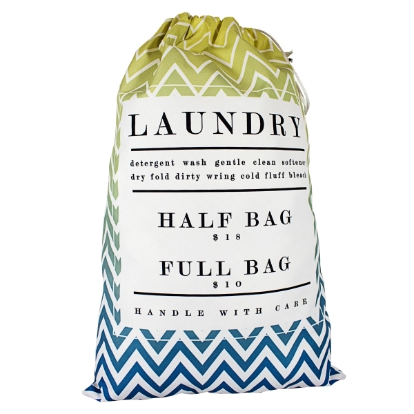 Small Laundry Bag- Full Color-Sewn in the USA - Small Laundry Bag- Full Color-Sewn in the USA - Image 0 of 1