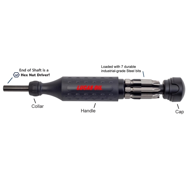 The 8-in-1 Multi Bit Screwdriver - The 8-in-1 Multi Bit Screwdriver - Image 1 of 14