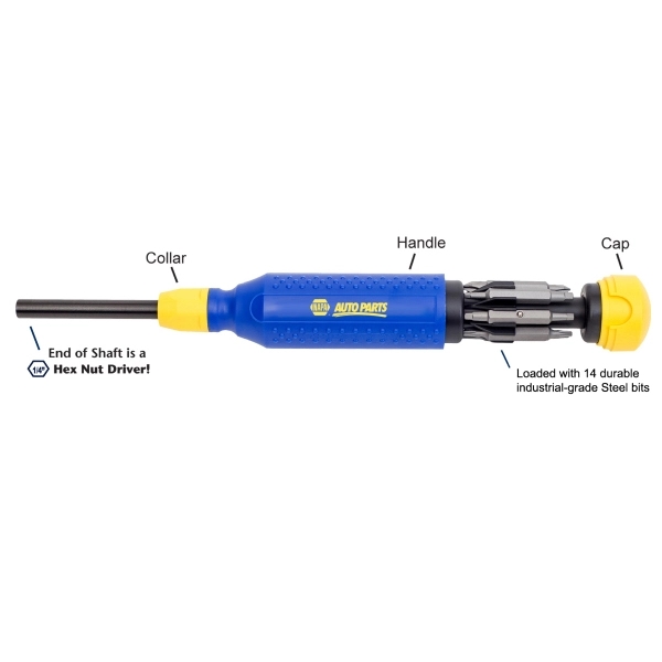 The 15-in-1 Multi Bit Screwdriver - The 15-in-1 Multi Bit Screwdriver - Image 1 of 18