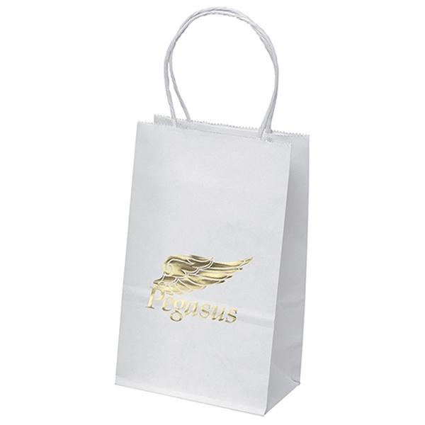Pup - White Shopper- Foil Print
