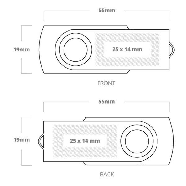 Swivel USB Flash Drive w/ Quick Turnaround - Swivel USB Flash Drive w/ Quick Turnaround - Image 4 of 5