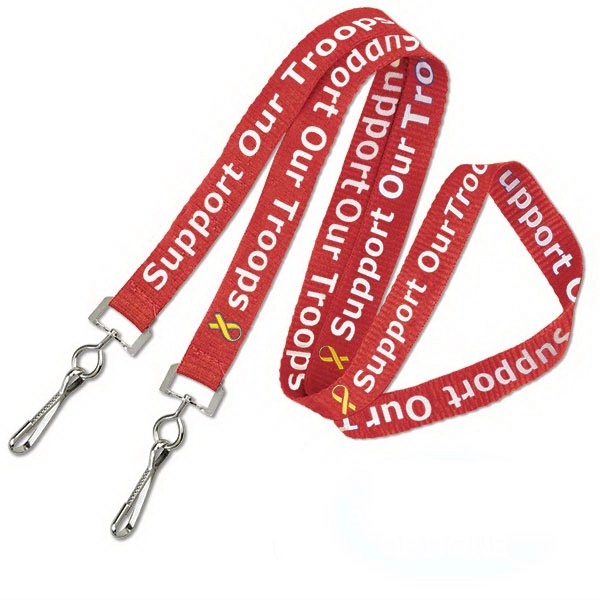 5/8" Event-Style Custom Silkscreen Lanyard/Face Mask Holder - 5/8" Event-Style Custom Silkscreen Lanyard/Face Mask Holder - Image 1 of 8