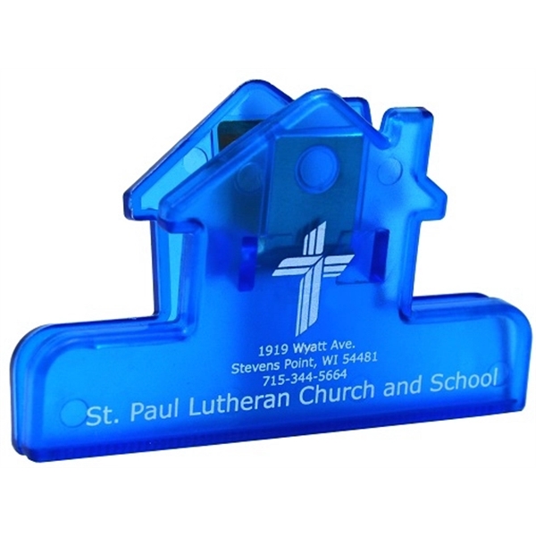 4" House Shaped Bag Clip - 4" House Shaped Bag Clip - Image 0 of 3