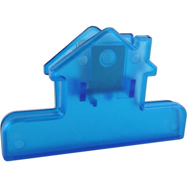 4" House Shaped Bag Clip - 4" House Shaped Bag Clip - Image 1 of 3