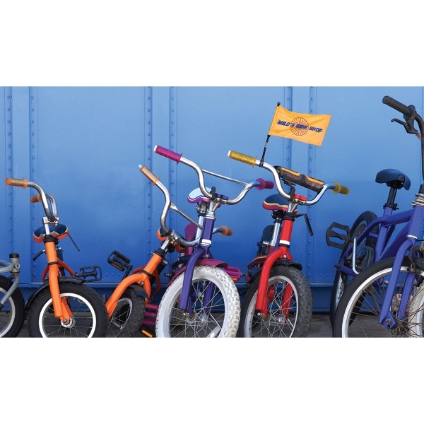 Screen Sublimation Handlebar Flag - wPoly 6" x 9" - Screen Sublimation Handlebar Flag - wPoly 6" x 9" - Image 0 of 0