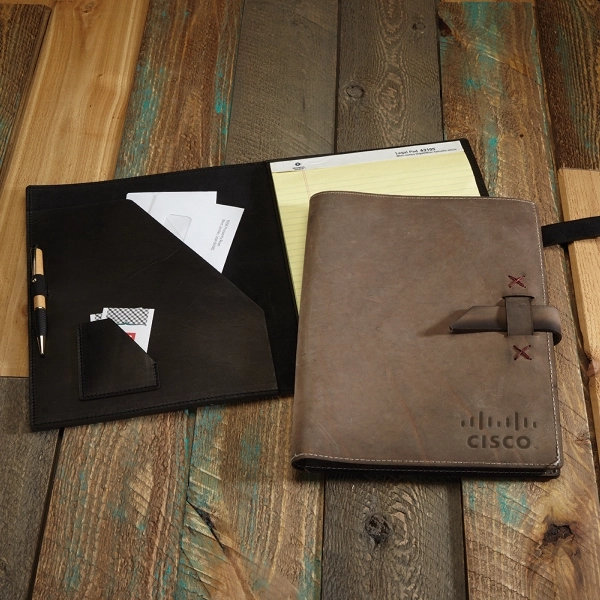 TASKER Leather Padfolio