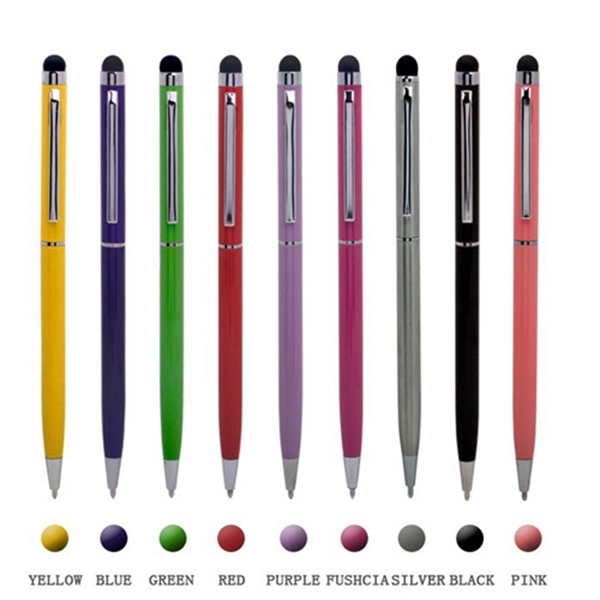 Metal Stylus Slim Ball Pen - Metal Stylus Slim Ball Pen - Image 1 of 1