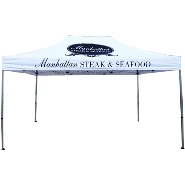 15x10  White Tent With Logo - 15x10  White Tent With Logo - Image 0 of 0