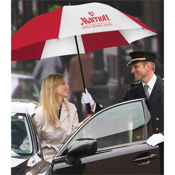 The Ultra Value Golf Umbrella - Auto-Open, 58" Arc - The Ultra Value Golf Umbrella - Auto-Open, 58" Arc - Image 1 of 9