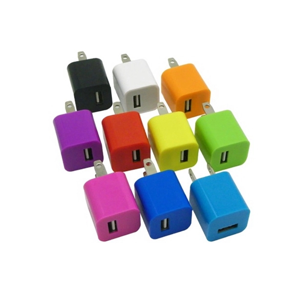 USA Decorated Single port 1.1 Amp USB Wall Plug Charger - USA Decorated Single port 1.1 Amp USB Wall Plug Charger - Image 1 of 15