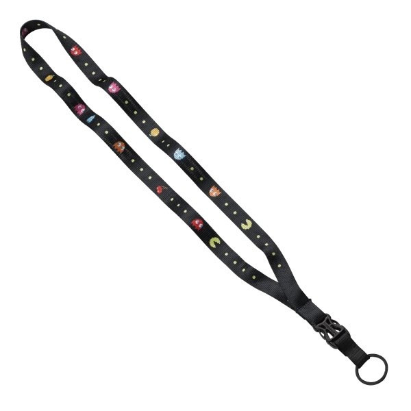 5/8" Tubular Lanyard with Plastic Slide-Buckle Release & Spl