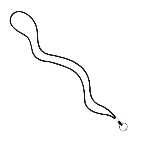 Custom 1/8" Imported Polyester Cord w/ Silver Crimp and Split-Ring