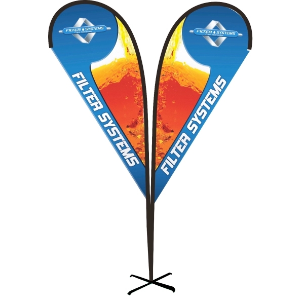 11' Double Sided Tear Drop Flag - 11' Double Sided Tear Drop Flag - Image 0 of 0