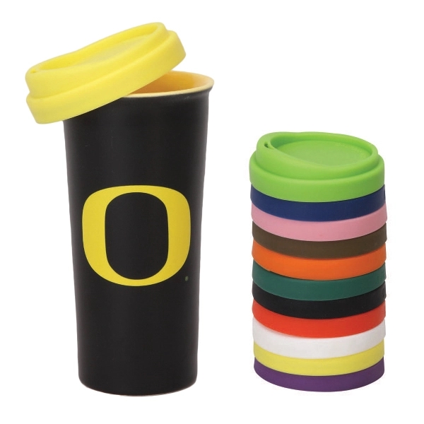 14 oz. Double Wall Two-Tone Mug - 14 oz. Double Wall Two-Tone Mug - Image 0 of 5
