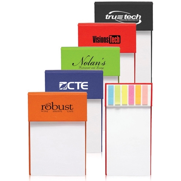Jotter Pad with Sticky Flag - 4.125" W x 6.25" H