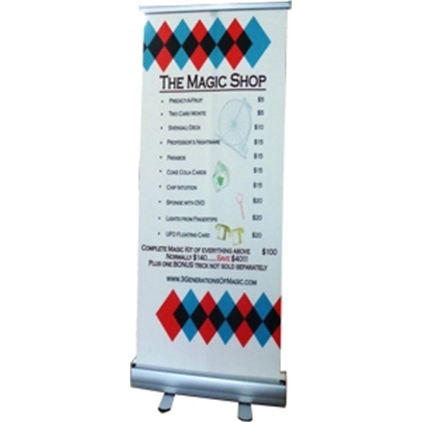 Promo Roll Up Banner Single Sided (Satin) - Promo Roll Up Banner Single Sided (Satin) - Image 0 of 0