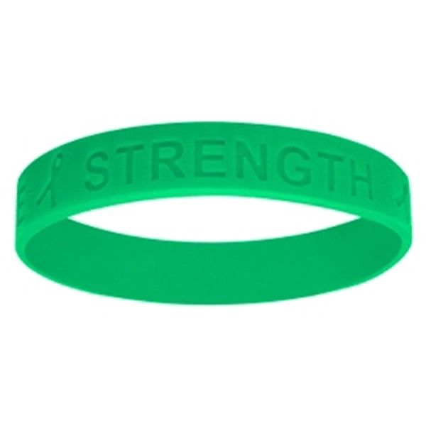 Debossed Silicone Wristband Bracelet - Debossed Silicone Wristband Bracelet - Image 8 of 16