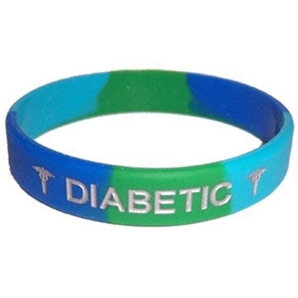 Custom Debossed Colorfilled Silicone Wristbands - Custom Debossed Colorfilled Silicone Wristbands - Image 6 of 10