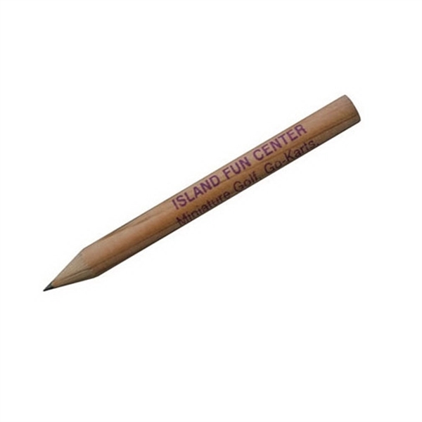 Round Natural Finish Golf Pencils - Round Natural Finish Golf Pencils - Image 3 of 4