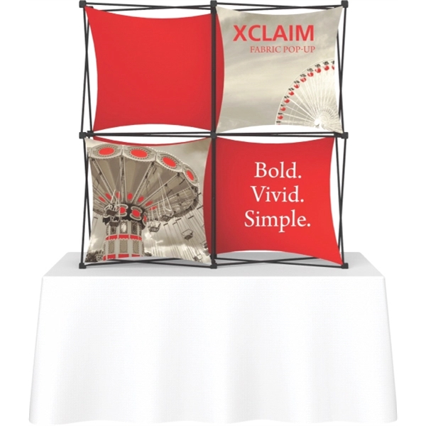 Xclaim 5ft Tabletop Fabric Popup Display Kit 01 - Xclaim 5ft Tabletop Fabric Popup Display Kit 01 - Image 1 of 3