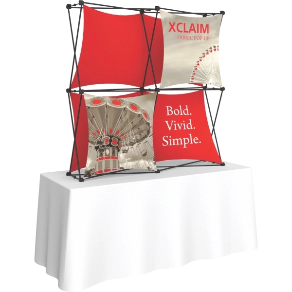 Xclaim 5ft Tabletop Fabric Popup Display Kit 01 - Xclaim 5ft Tabletop Fabric Popup Display Kit 01 - Image 0 of 3
