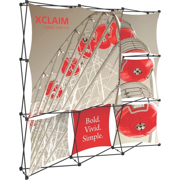 Xclaim 8ft Wide Fabric Popup Display Kit 03 - Xclaim 8ft Wide Fabric Popup Display Kit 03 - Image 0 of 3