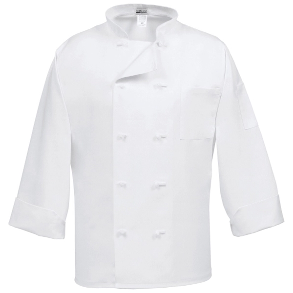 Classic Chef Coat with French Knot Buttons - Classic Chef Coat with French Knot Buttons - Image 0 of 0