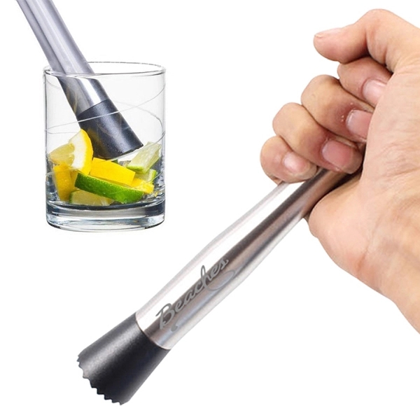 Stainless Steel Cocktail Drink Muddler Bar - Stainless Steel Cocktail Drink Muddler Bar - Image 0 of 0