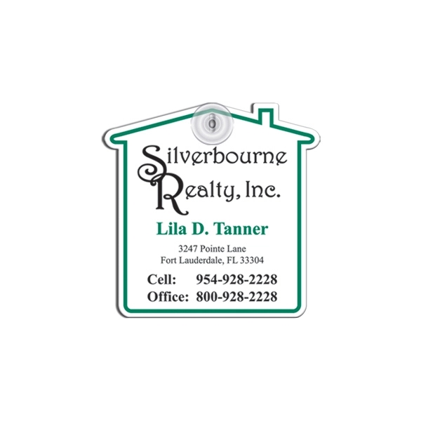 House Shaped Window Sign Plum Grove