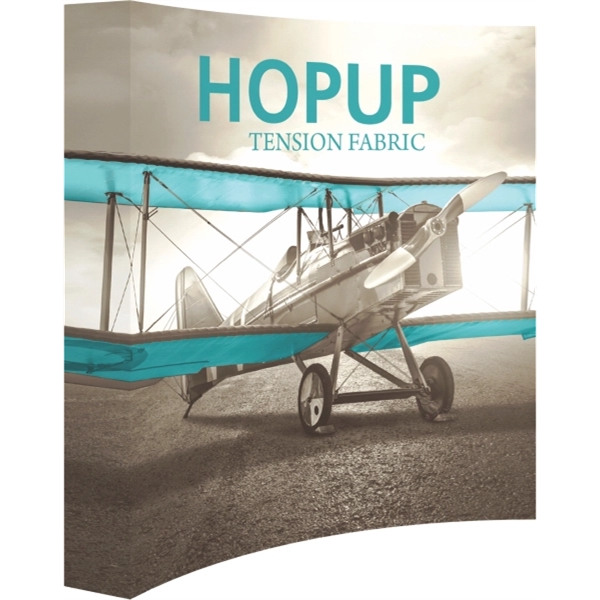 Hopup 8ft Curved Display & Full Fabric Graphic - Hopup 8ft Curved Display & Full Fabric Graphic - Image 0 of 2