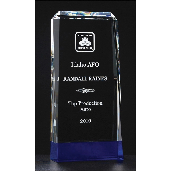 Premium Cobalt Clear Trophy - Premium Cobalt Clear Trophy - Image 0 of 2