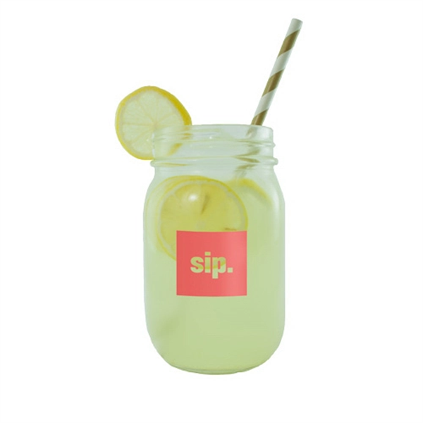 Beverage Jar 16 oz. - Beverage Jar 16 oz. - Image 0 of 1