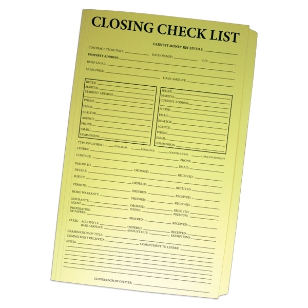 Legal file folder with full tab position - Legal file folder with full tab position - Image 1 of 5