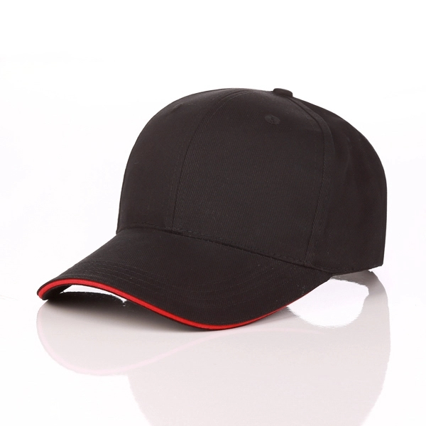 Promotional Custom Logo 100% Cotton 6 panel Baseball Cap Hat - Promotional Custom Logo 100% Cotton 6 panel Baseball Cap Hat - Image 5 of 5