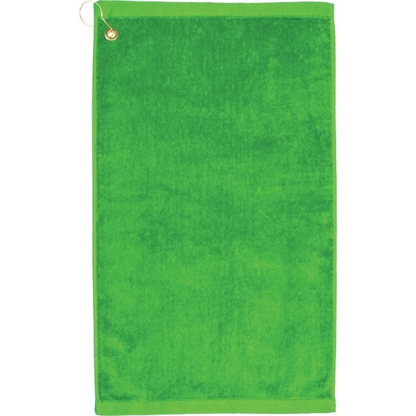 Premium Terry Velour Golf Towel - Premium Terry Velour Golf Towel - Image 4 of 9
