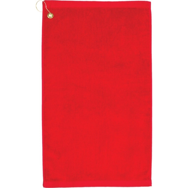 Premium Terry Velour Golf Towel - Premium Terry Velour Golf Towel - Image 6 of 9
