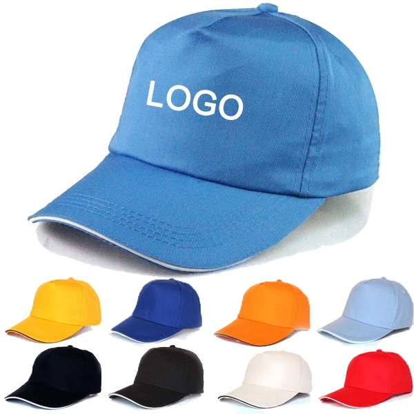Advertising Custom 100% Cotton 5 panel Baseball Cap Hat - Advertising Custom 100% Cotton 5 panel Baseball Cap Hat - Image 0 of 0