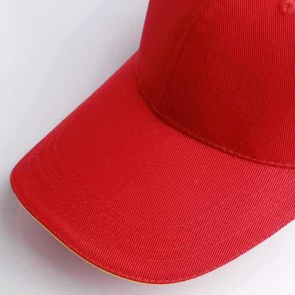 Embroider Logo 6 panel Cotton Twill Cap Hat - Embroider Logo 6 panel Cotton Twill Cap Hat - Image 2 of 4