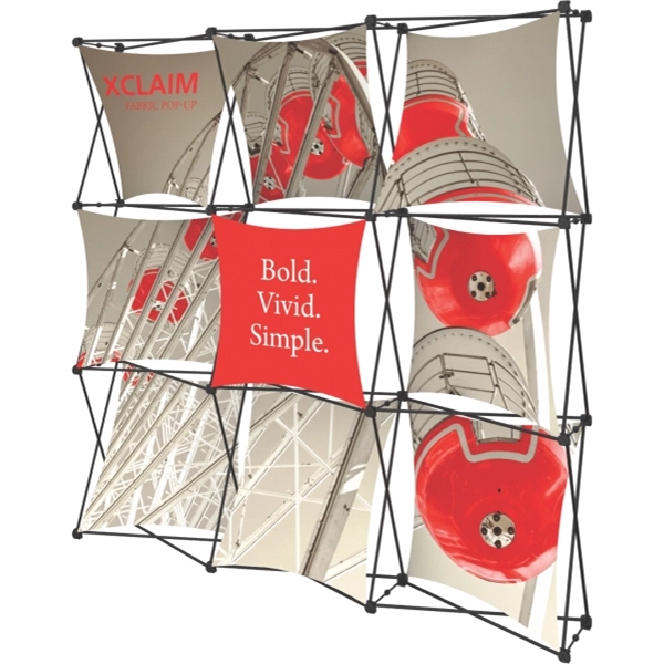 Xclaim 8ft Wide Fabric Popup Display Kit 01 - Xclaim 8ft Wide Fabric Popup Display Kit 01 - Image 2 of 3