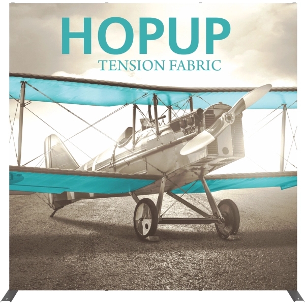 Hopup 7.5ft Straight Display & Full Fabric Graphic - Hopup 7.5ft Straight Display & Full Fabric Graphic - Image 1 of 4