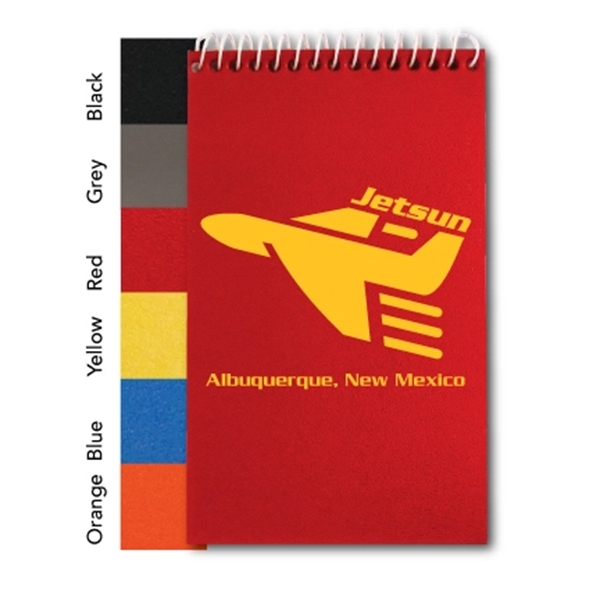 Poly cover spiral bound memo book - Poly cover spiral bound memo book - Image 1 of 4