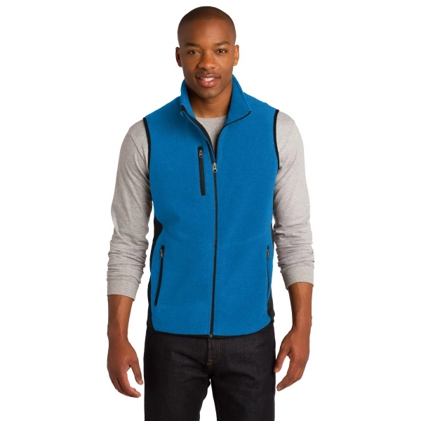 Port Authority R-Tek Pro Fleece Full-Zip Vest. - Port Authority R-Tek Pro Fleece Full-Zip Vest. - Image 6 of 16