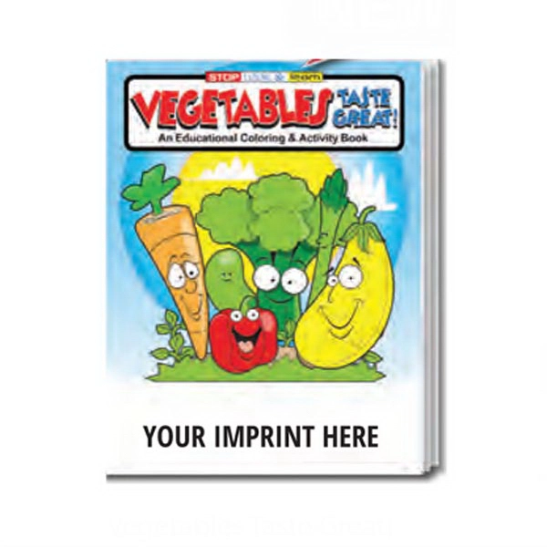 Vegetables Taste Great! Coloring Book - Vegetables Taste Great! Coloring Book - Image 0 of 2